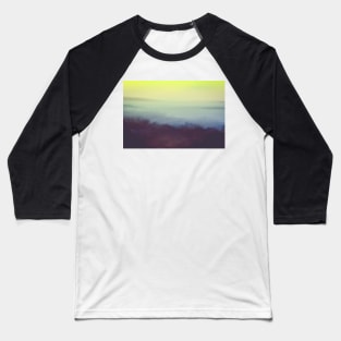 Coastal Seascape Abstract Long Exposure Baseball T-Shirt